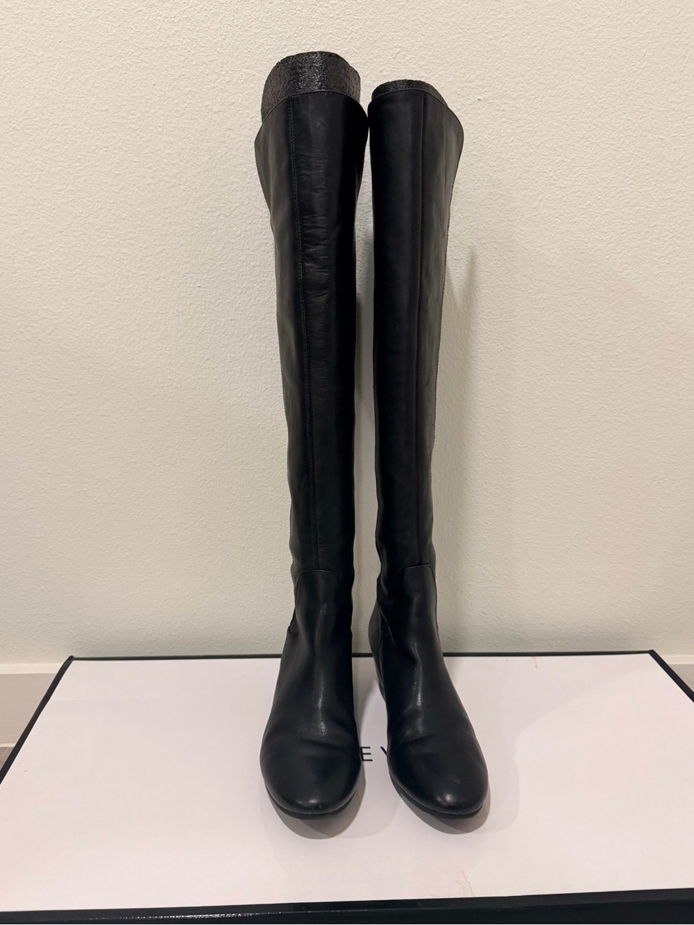 Nine West - Black Over-the-Knee Boots - Women's